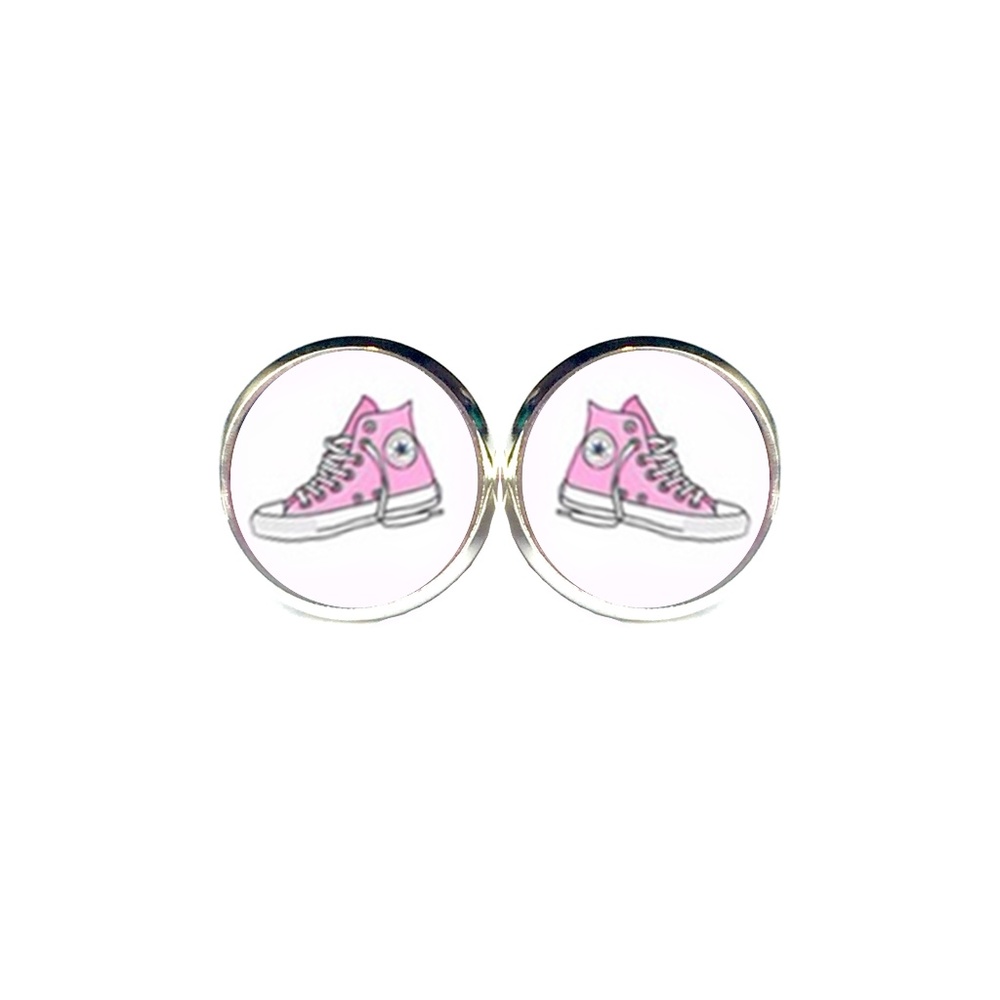 Pink Chucks Earrings